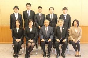 トビタテ！留学JAPAN知事表敬訪問（成果報告）２